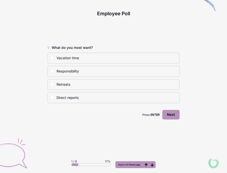 Employee Poll