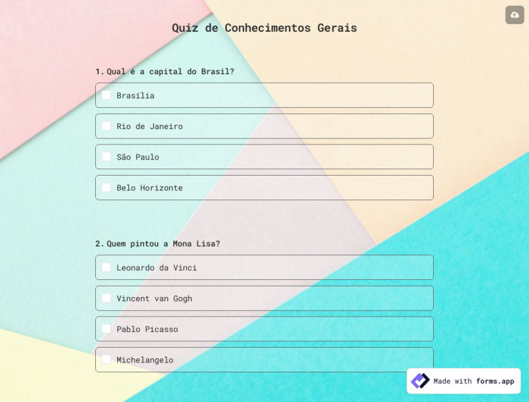 Quiz de Conhecimentos Gerais