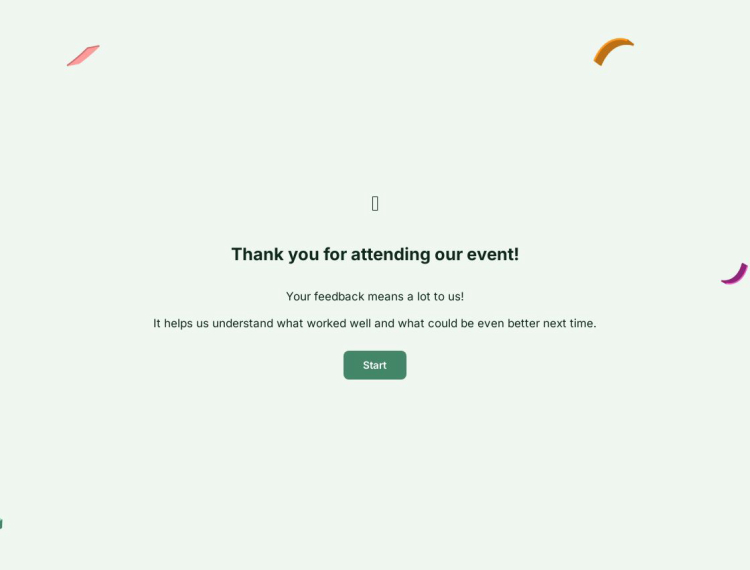 Event Feedback Survey