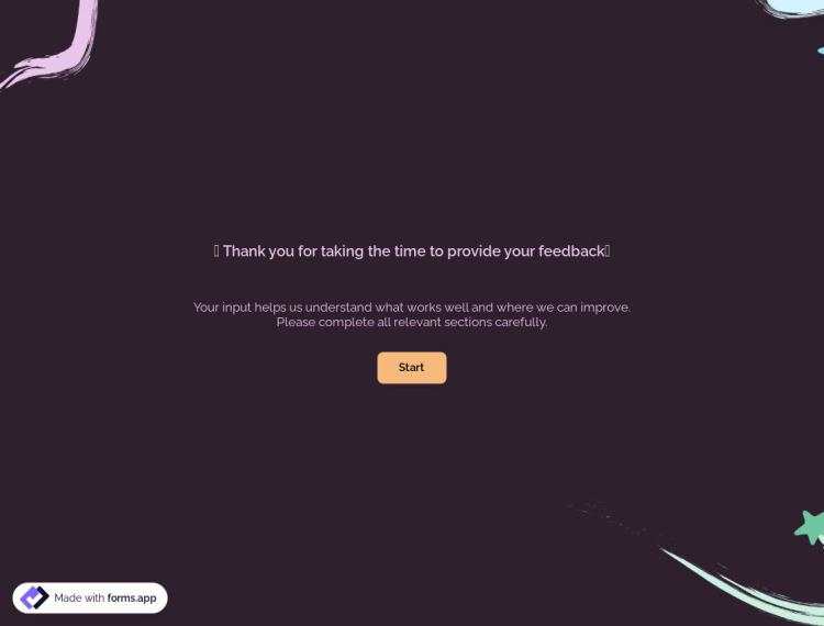 Evaluation Form Template