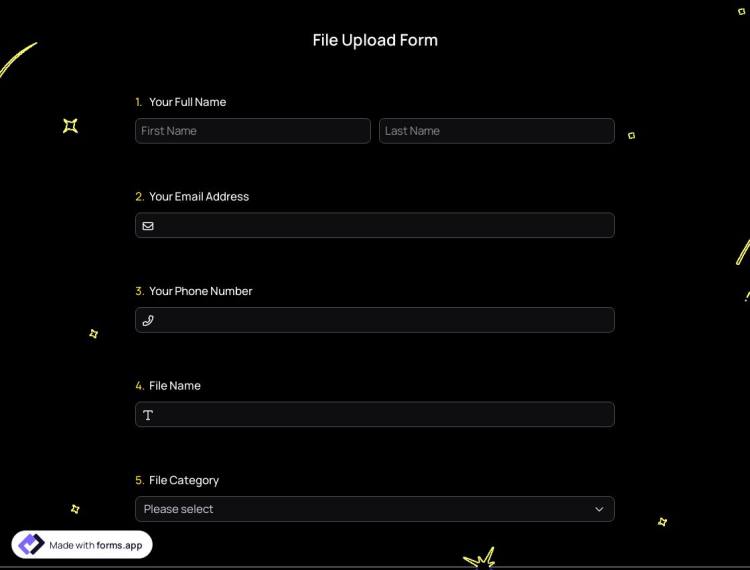 File Upload Form