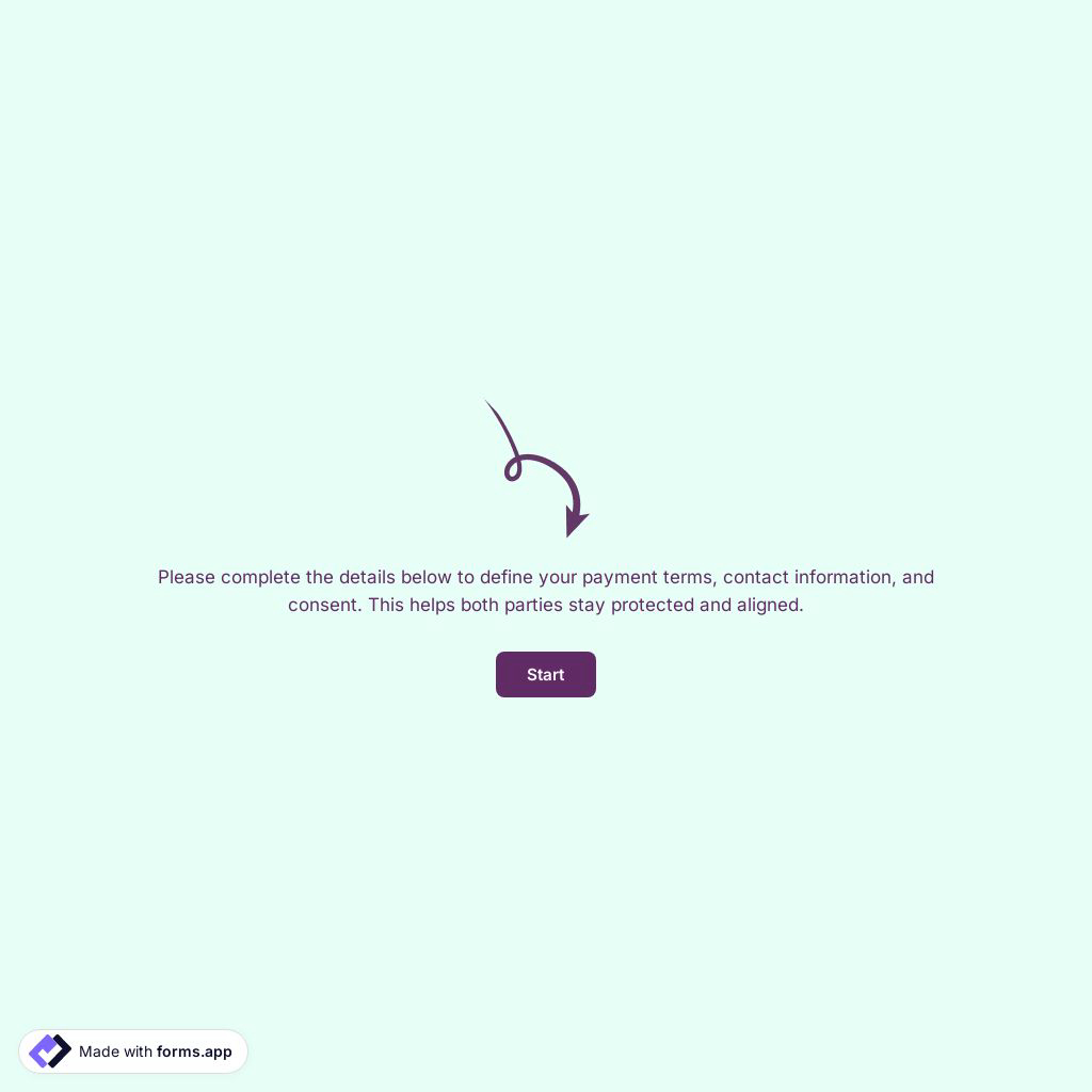 Payment Agreement Form