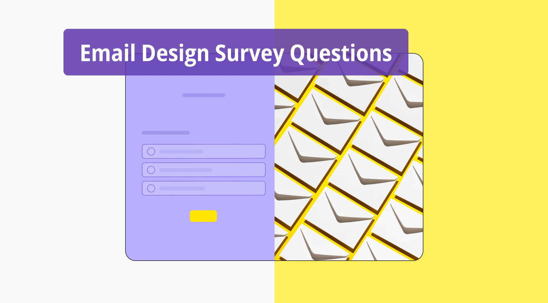 20+ Great email design survey questions with tips