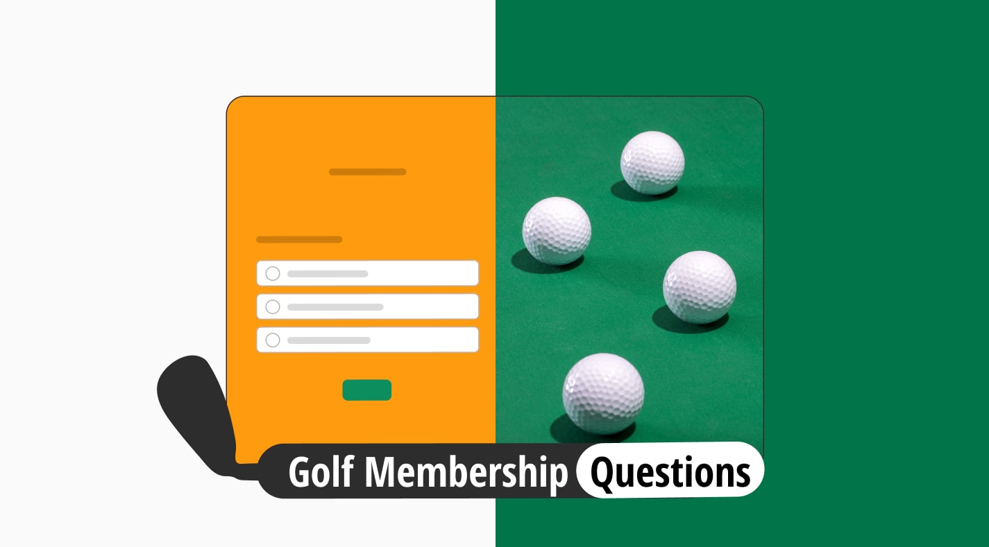 25+ Questions indispensables pour un sondage d'adhésion au golf (+ modèles gratuits)