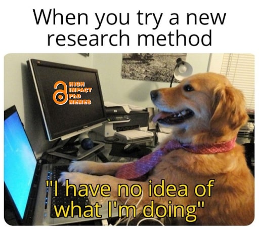 writing a research paper meme