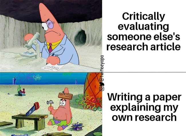 research paper memes funny