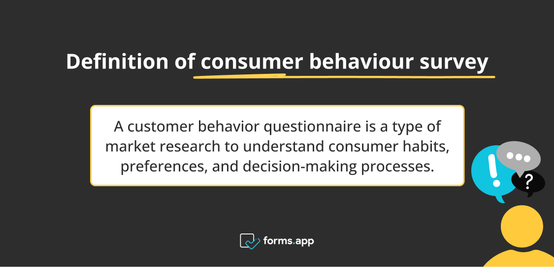 Definition of consumer behaviour survey