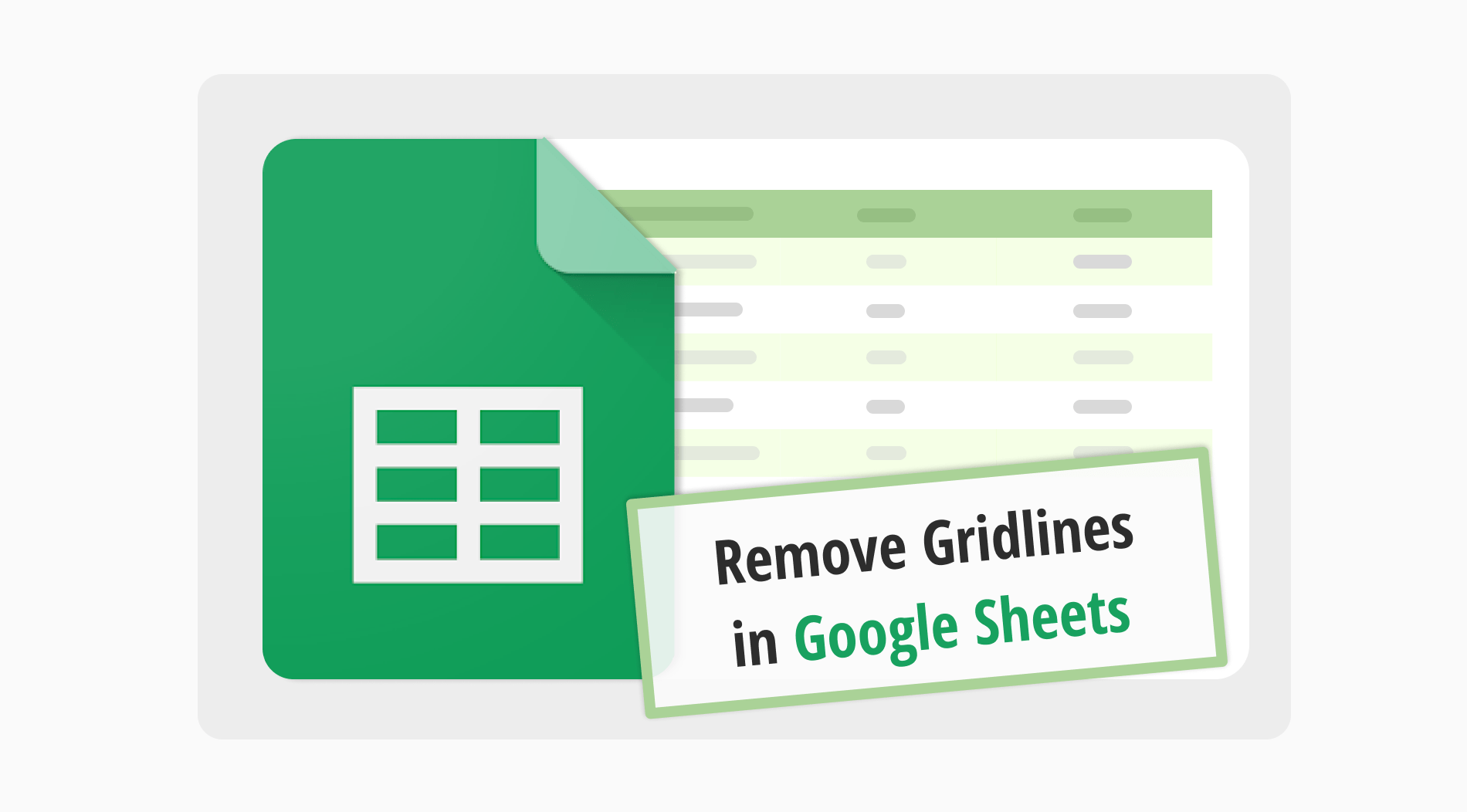 Google Sheets ızgara silme kılavuzu