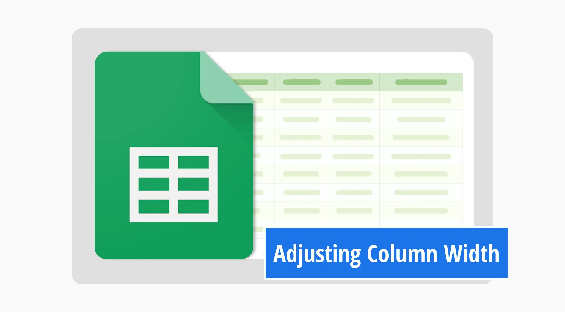 Ajustar automaticamente a largura da coluna no Google Sheets (Forma mais fácil)