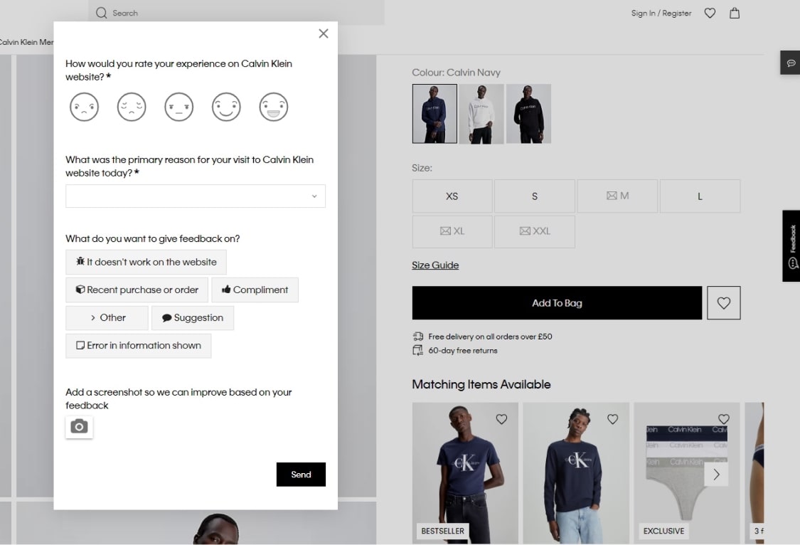 Fuente de la imagen: Captura de pantalla: Calvin Klein