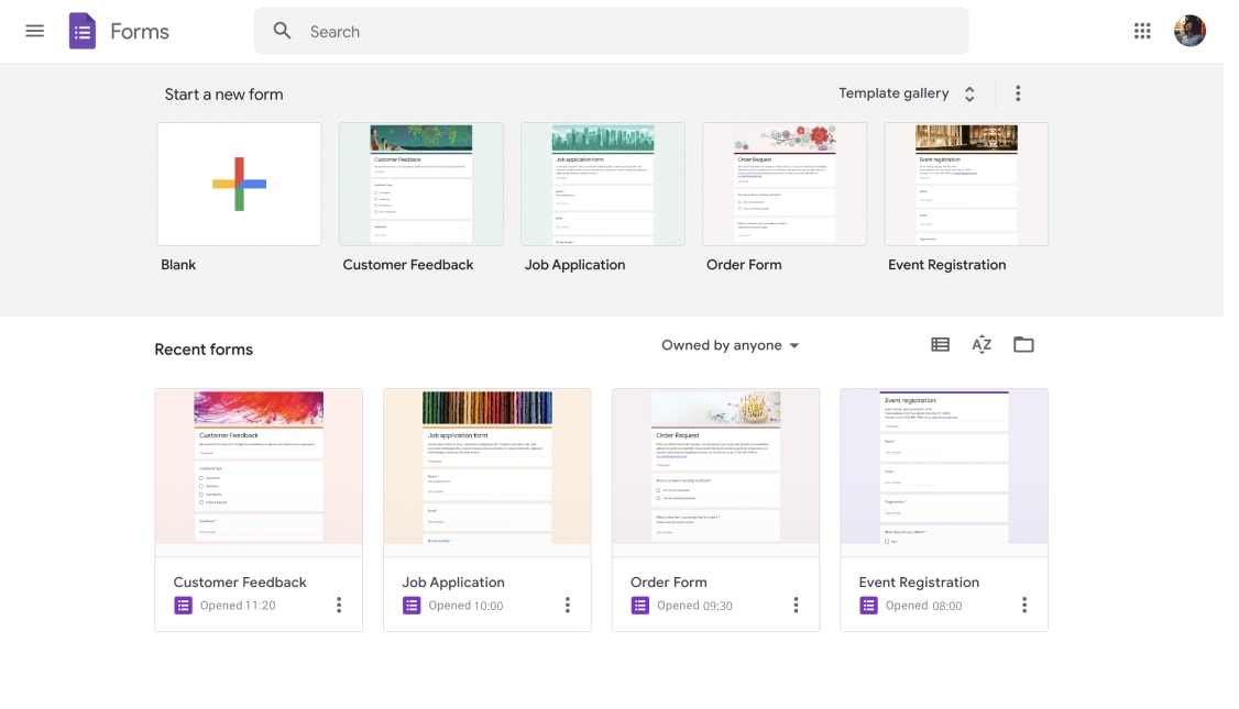 Google Forms