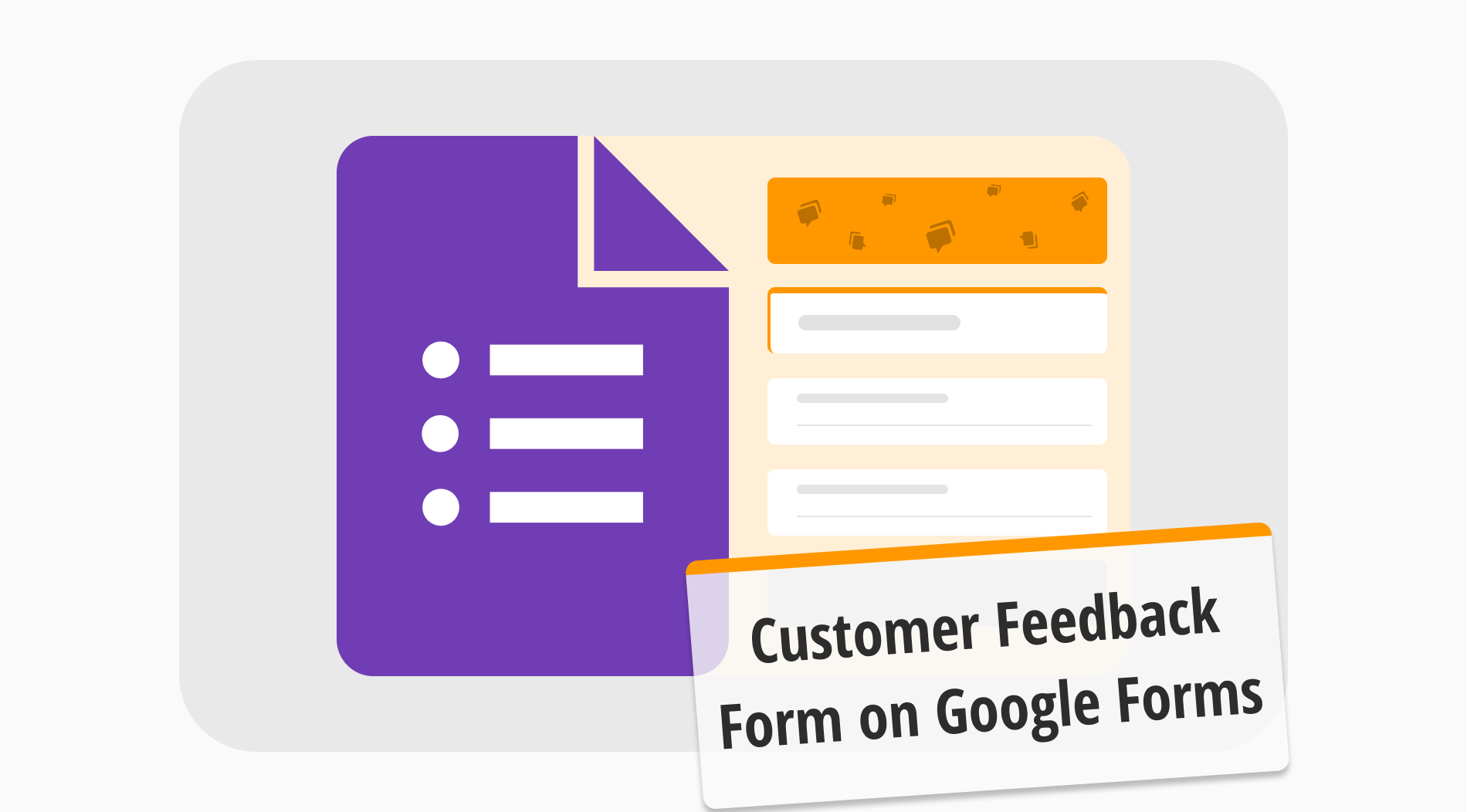 Cómo crear un formulario de retroalimentación de clientes en Google Forms