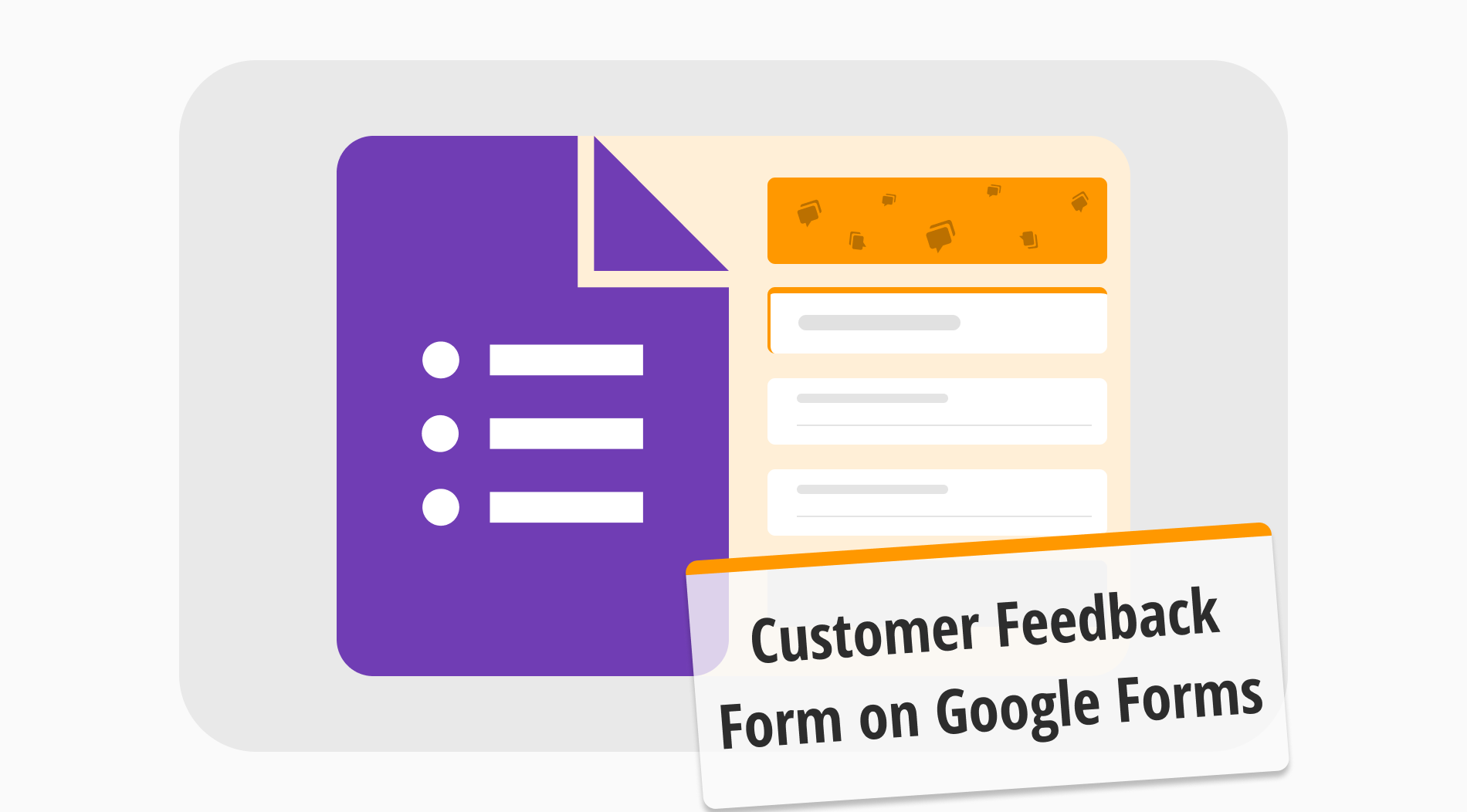 How to create customer feedback form on Google Forms
