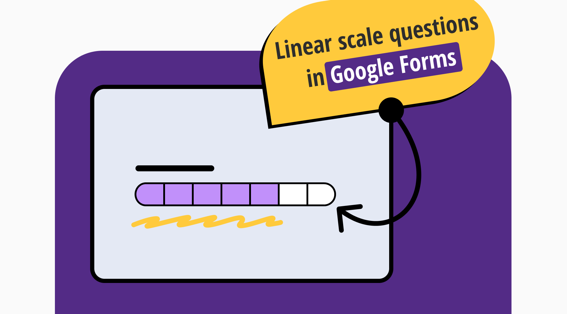 How to add a linear scale question in Google Forms