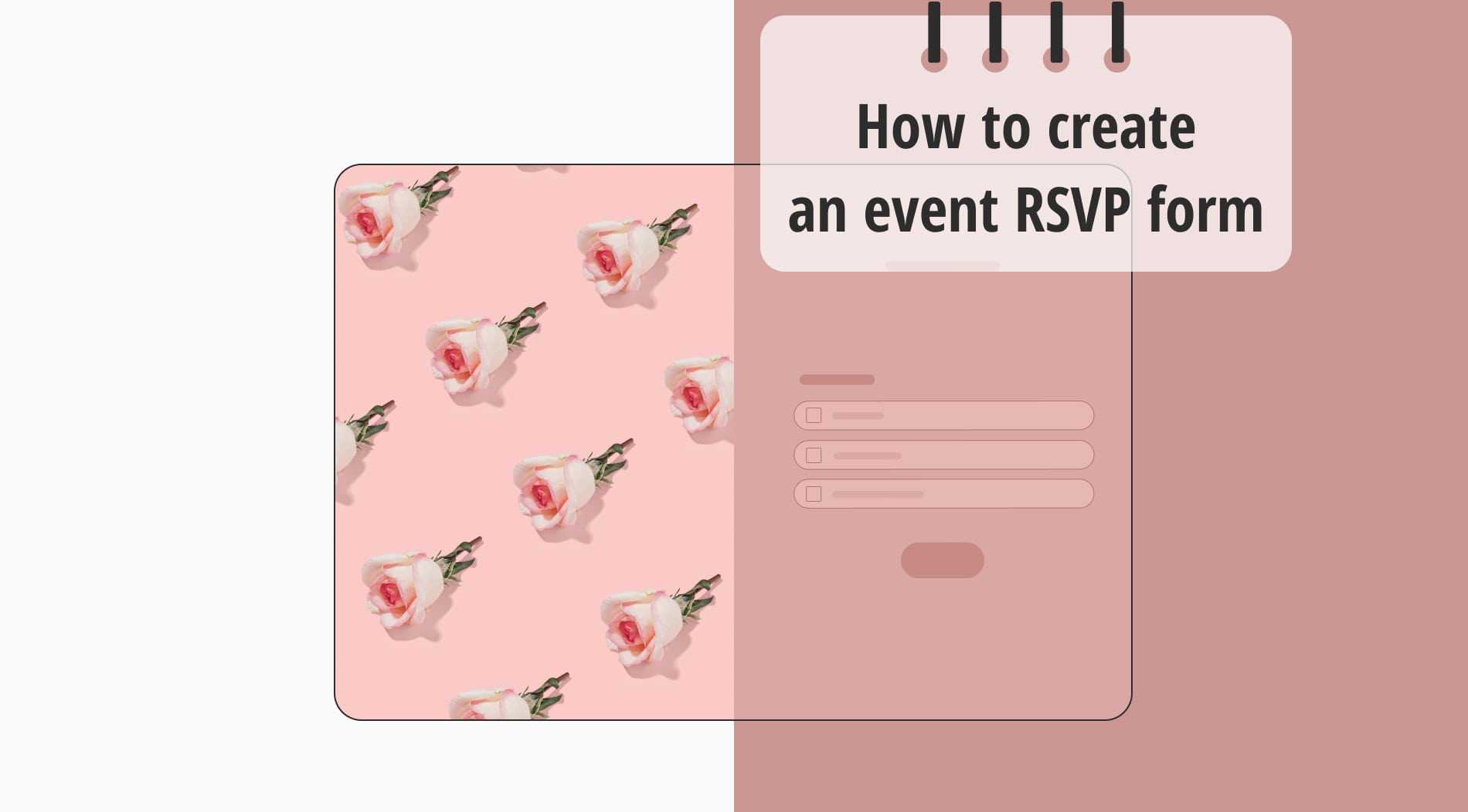 How to create an event RSVP form (Easy & Free)