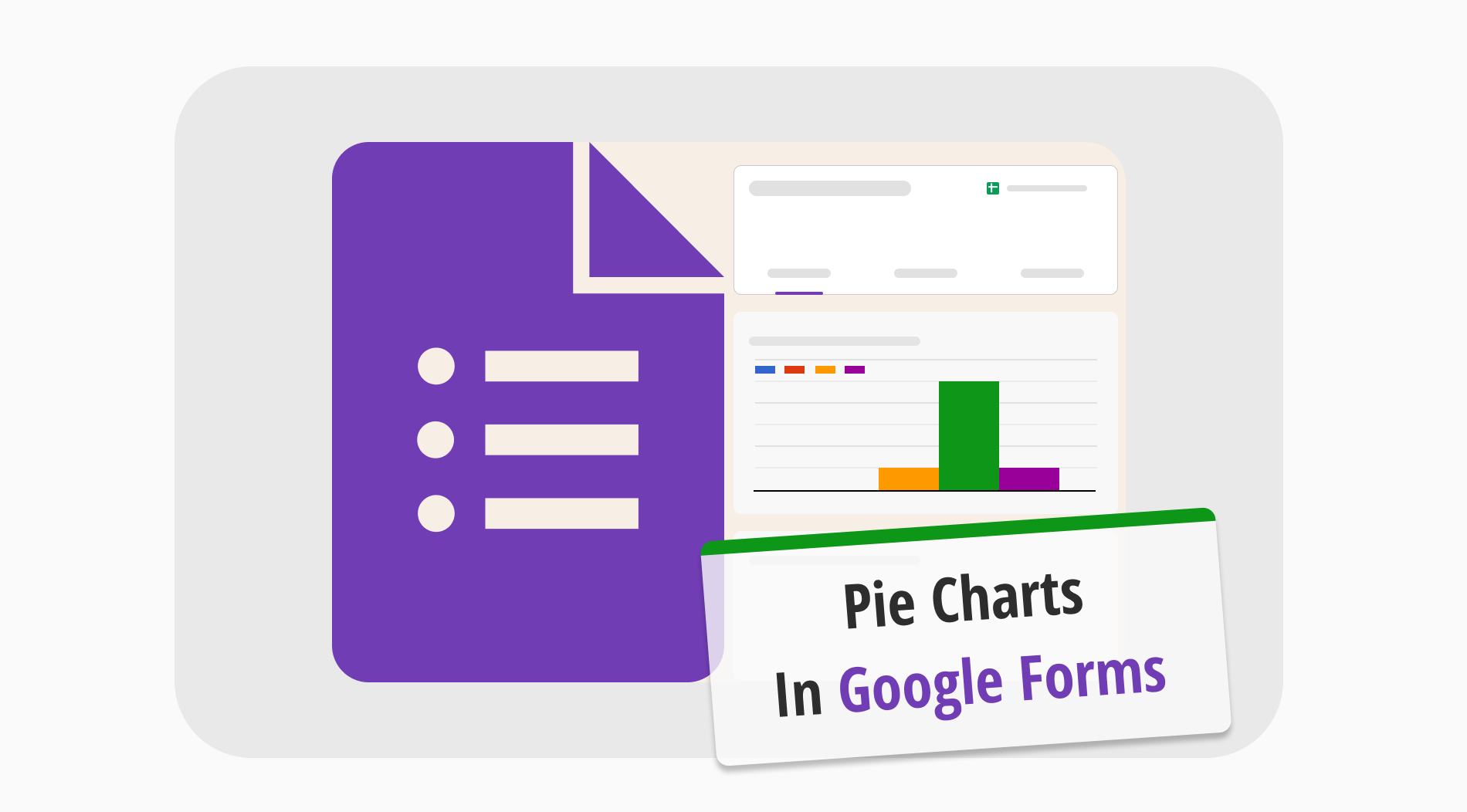 Wie man Tortendiagramme über Google Forms erstellt (Schritt für Schritt)