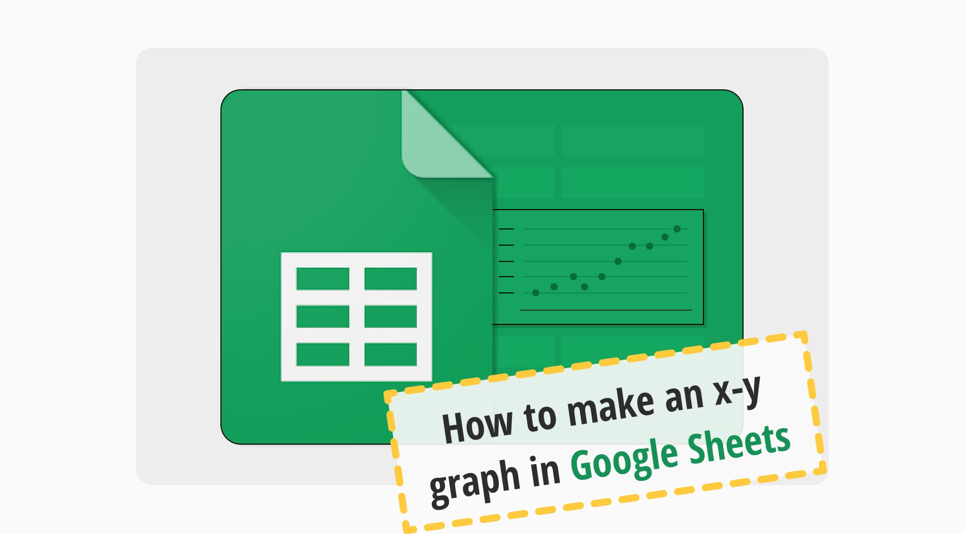How to make an x-y graph in Google Sheets (Step by step)