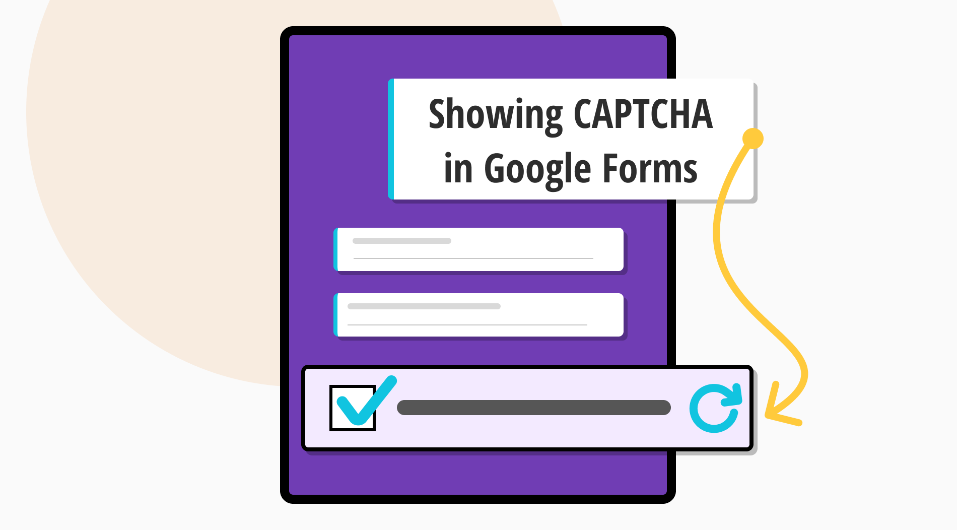 How to show CAPTCHA in Google Forms
