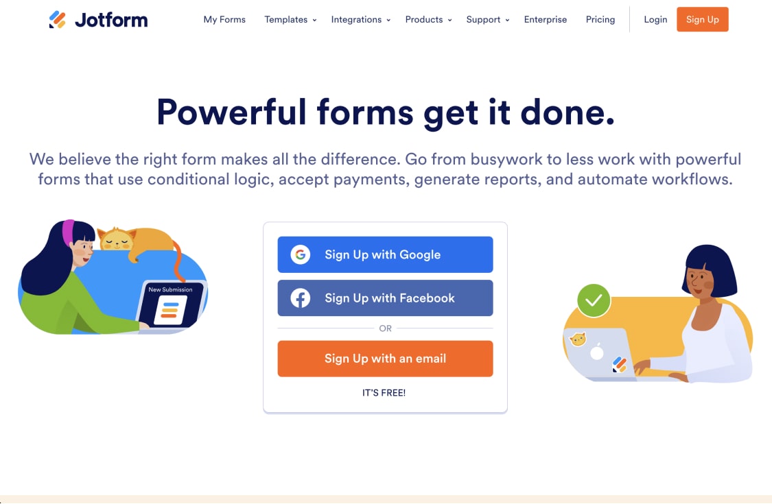 #5 Formstack alternative - Jotform