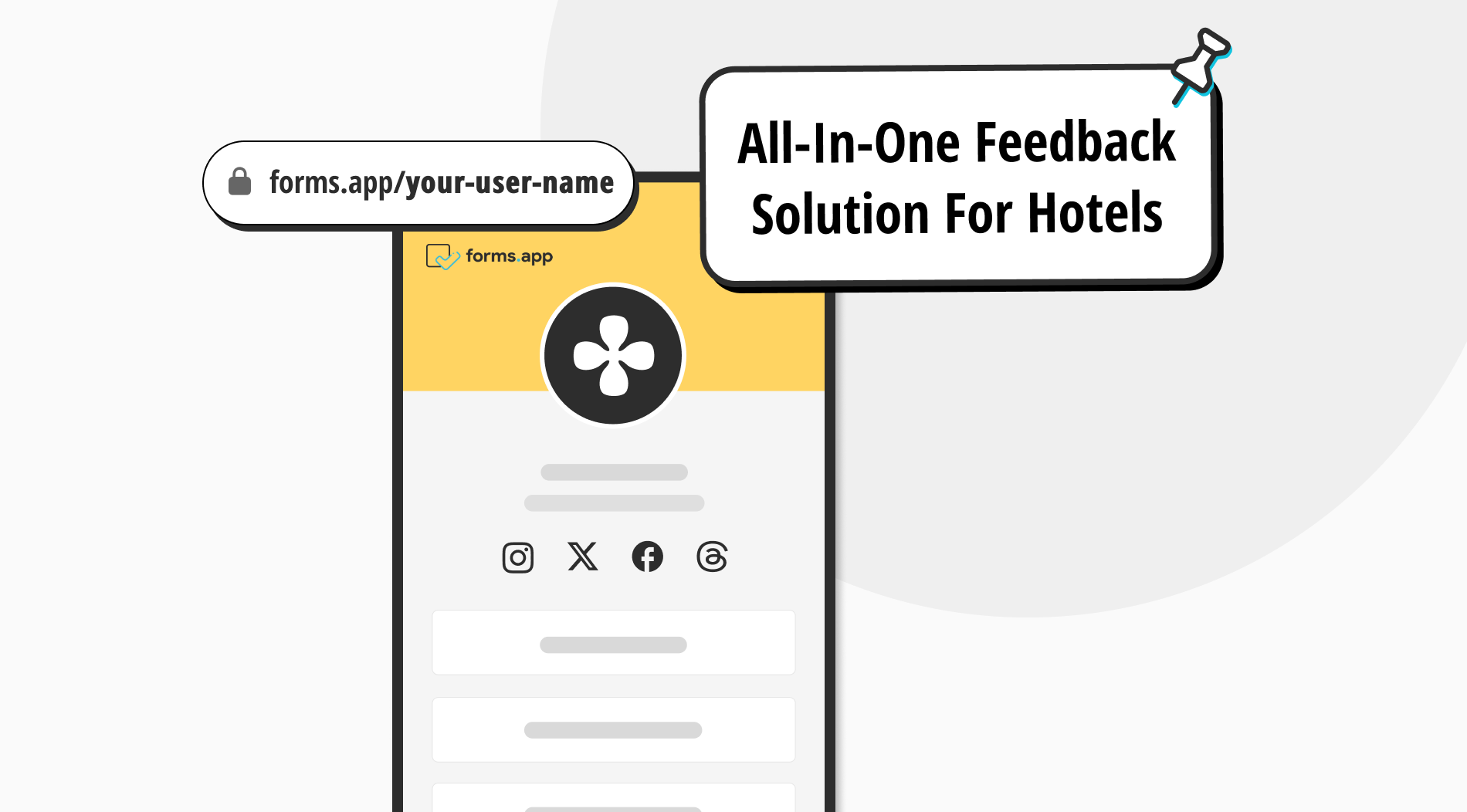 All-in-one feedback solution for hotels