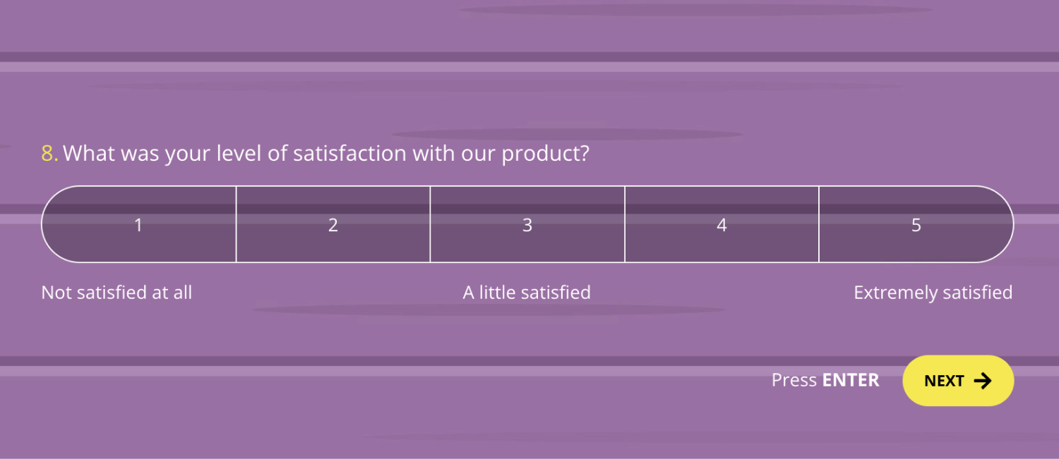 Likert scale question example