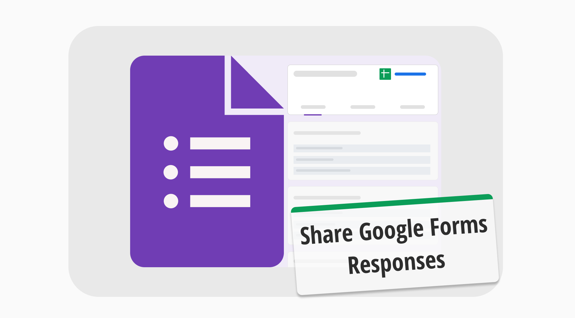 Simplest way to share your Google Forms responses