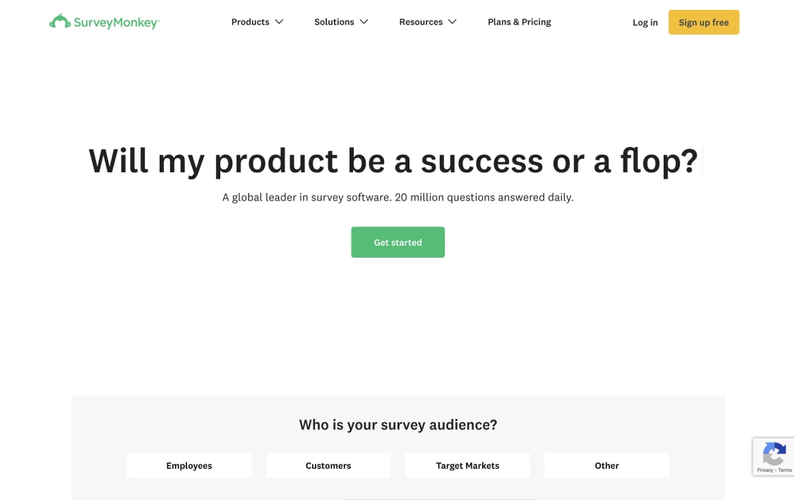 #2 Survio alternative - SurveyMonkey