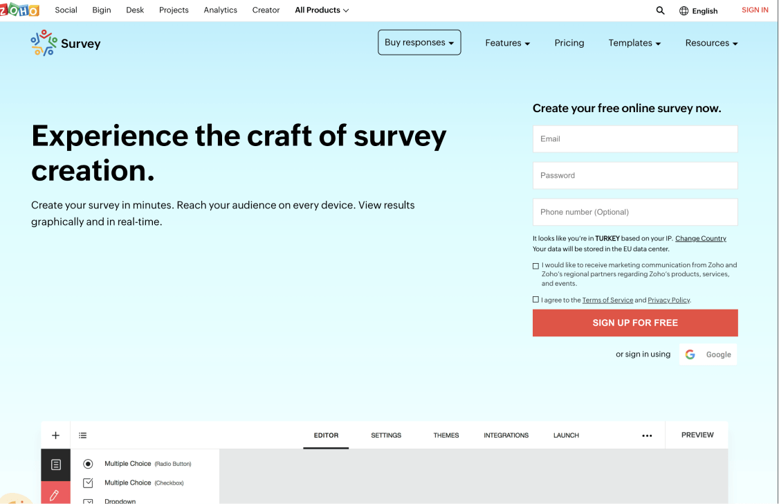 #3 AskNicely alternative - Zoho Survey