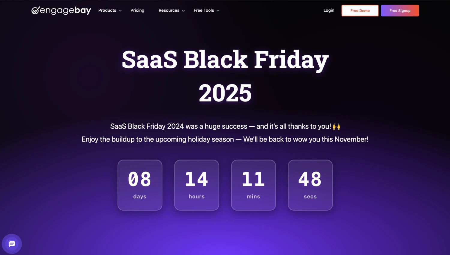 Discount page of EngageBay