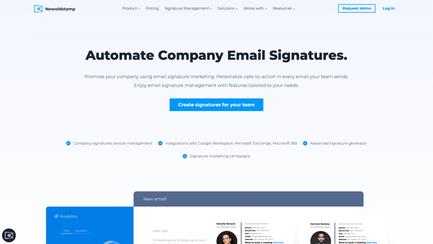 Homepage of Newoldstamp