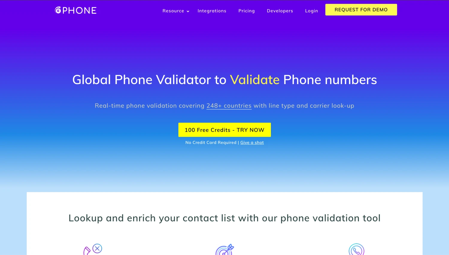 Homepage of ClearoutPhone