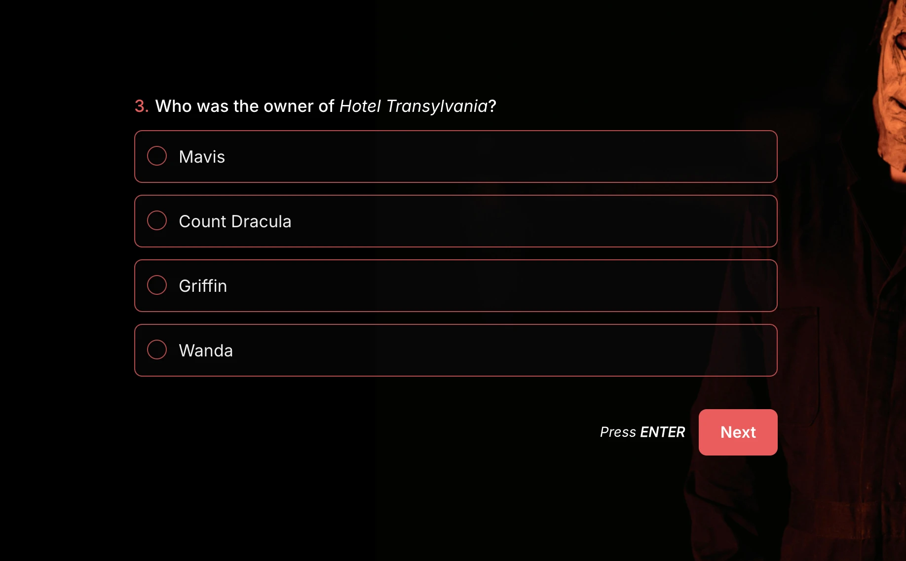 Çocuklar için bir Cadılar Bayramı quiz sorusu