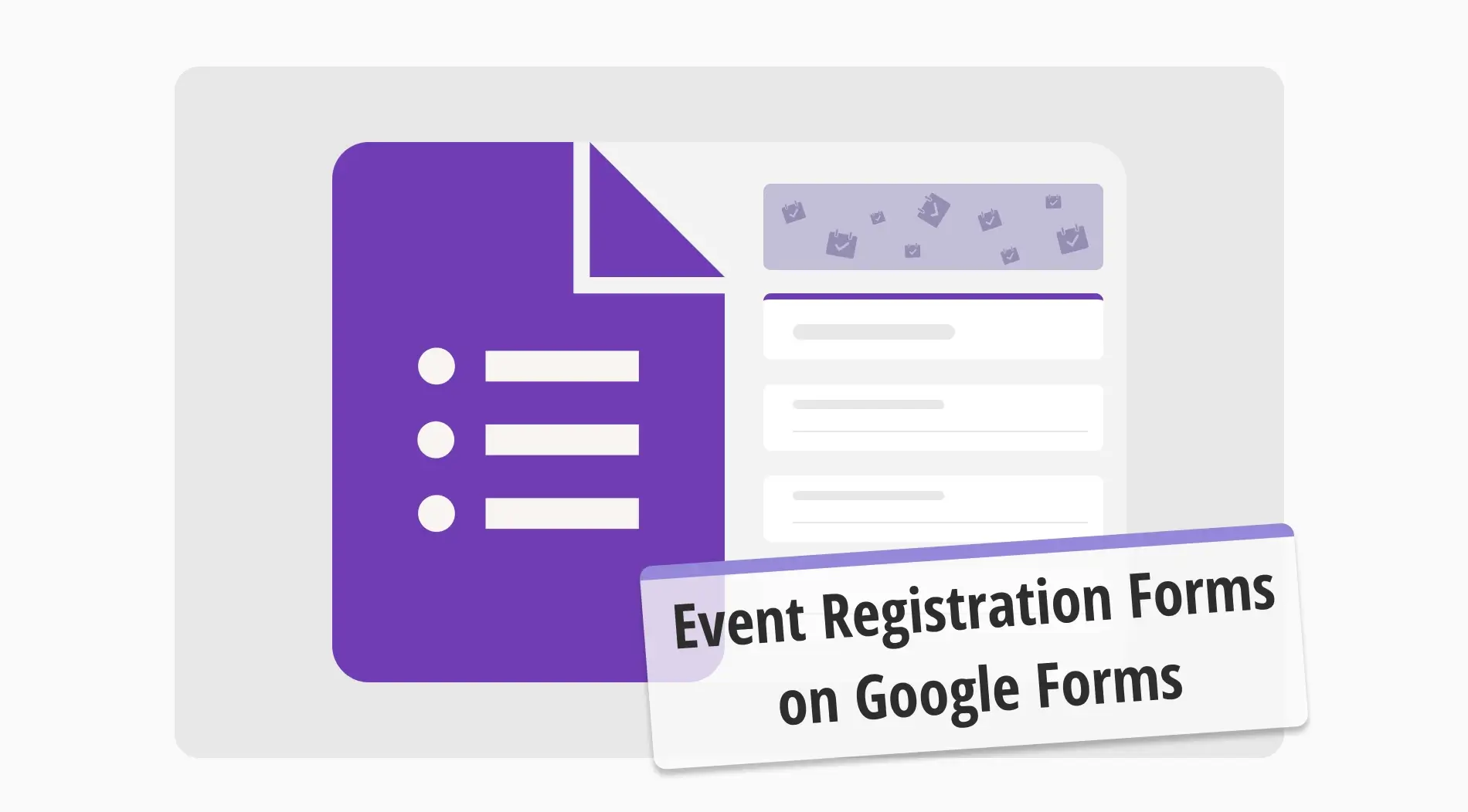 Collecting event registration data with Google Forms (+ Tips & more)