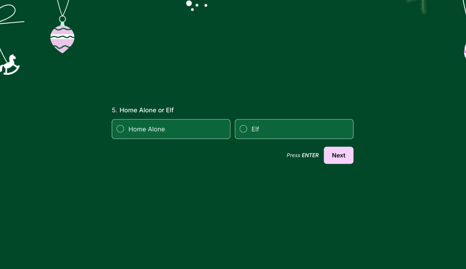 A This-or-That question about Christmas