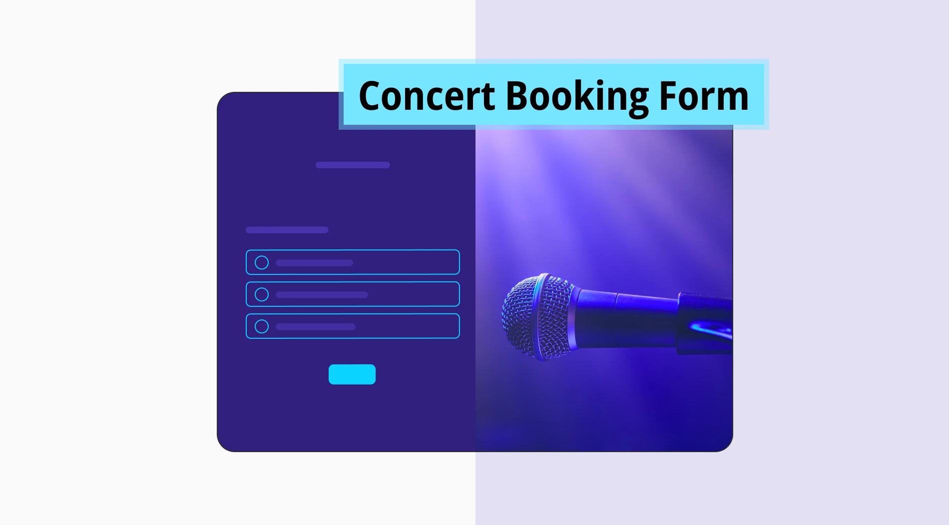 How to create a concert booking form (With tips & free templates)