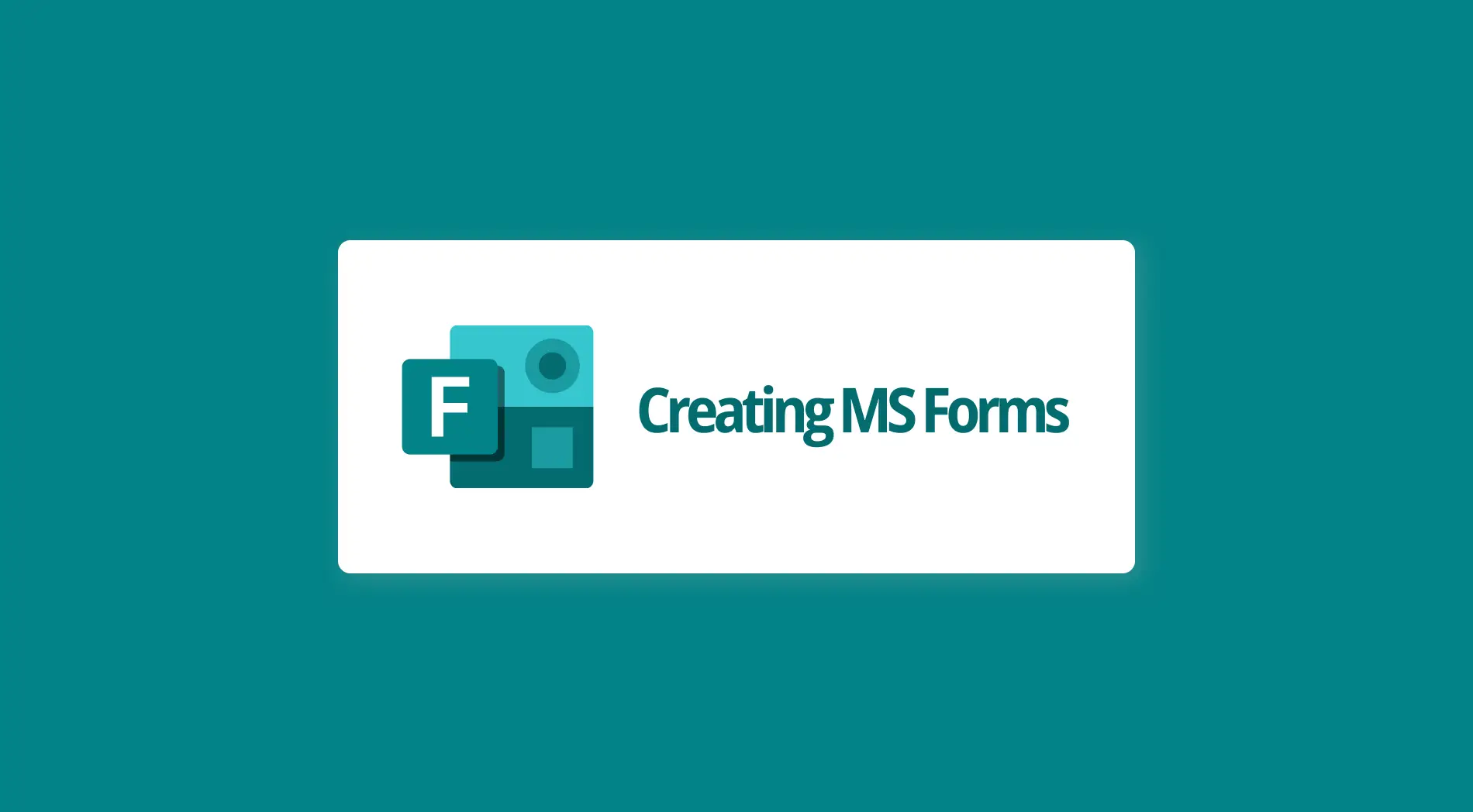 How to create forms with Microsoft Forms (Step-by-step)