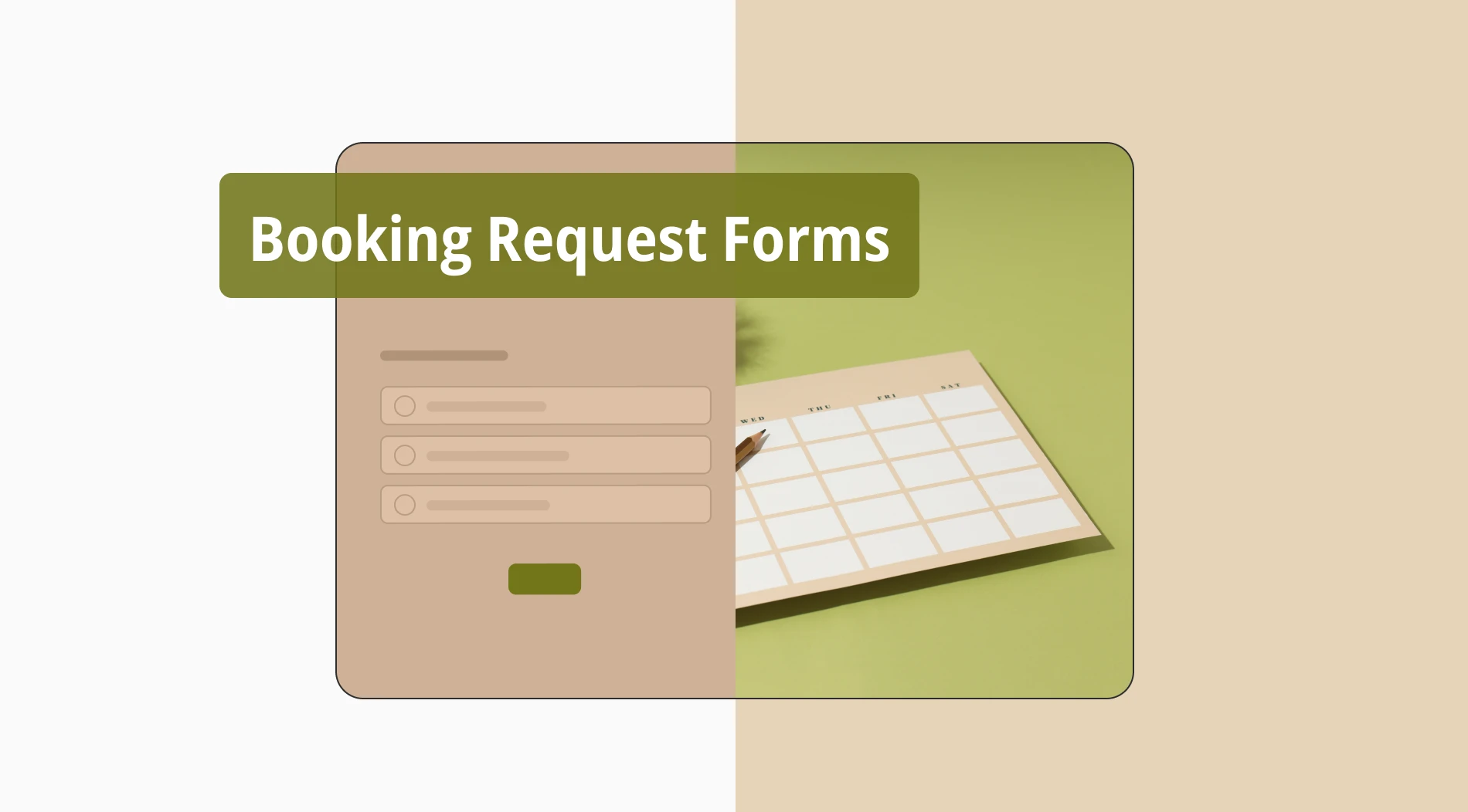 How to make a booking request form (Tips, questions & more)