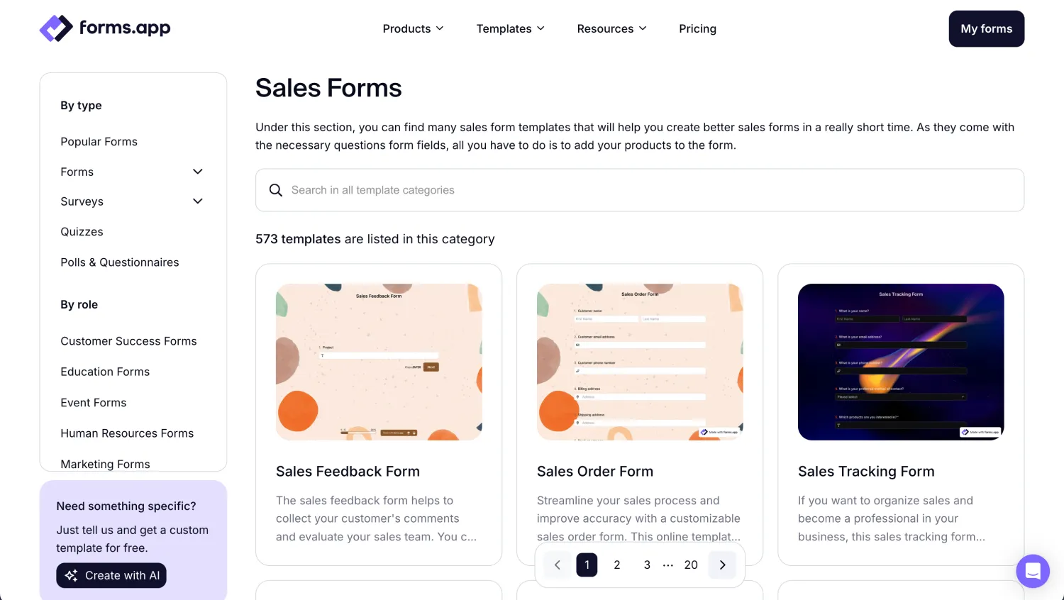Choose a free template