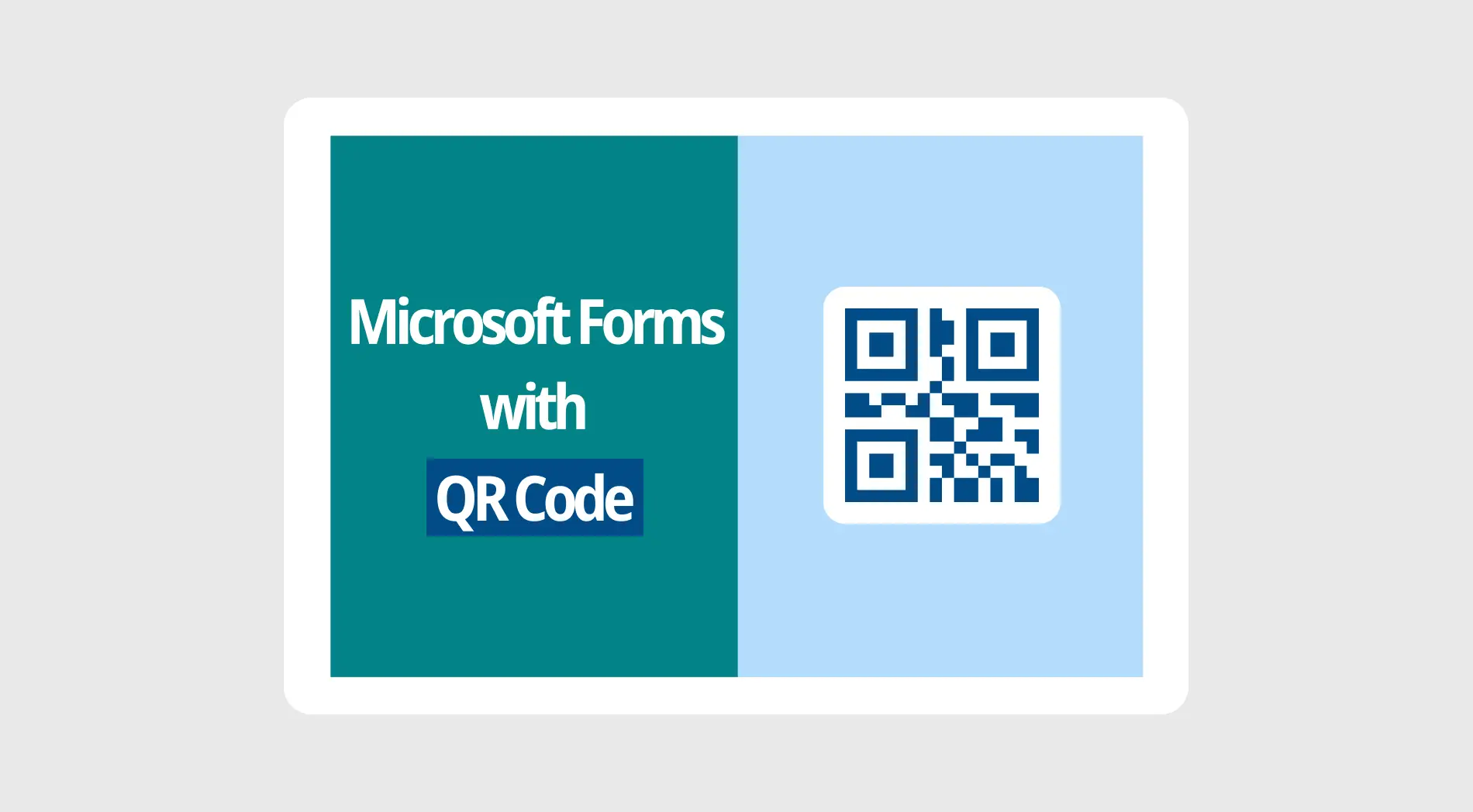 How to share a Microsoft Form with QR code (Easiest steps)