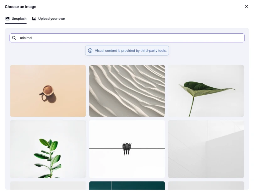 An image showing the search bar where you can search for the specific picture needed