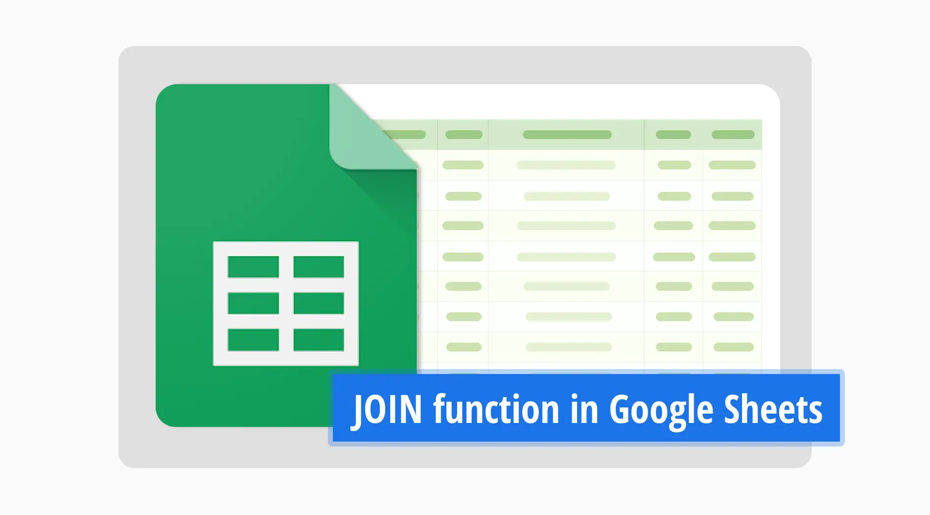 How to use the JOIN function in Google Sheets (Detailed steps)