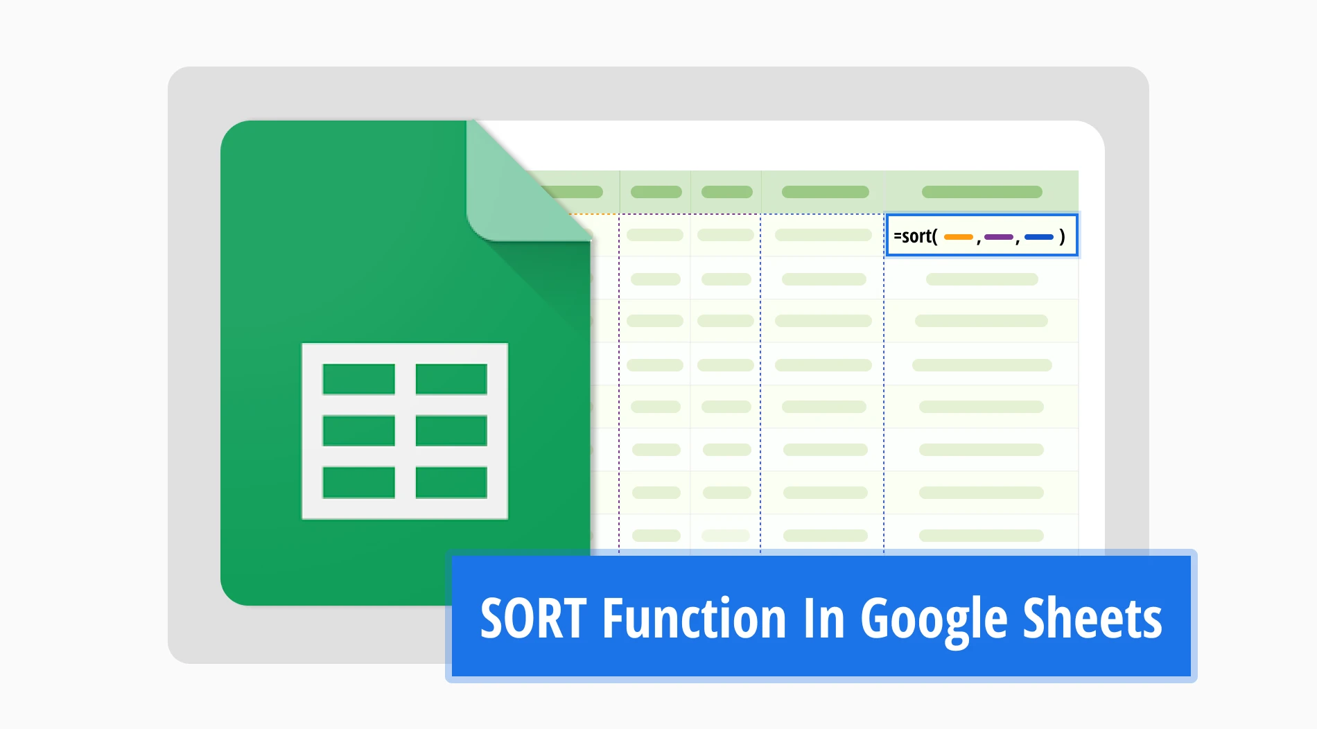 Google Sheets'te sıralama fonksiyonu nasıl kullanılır?