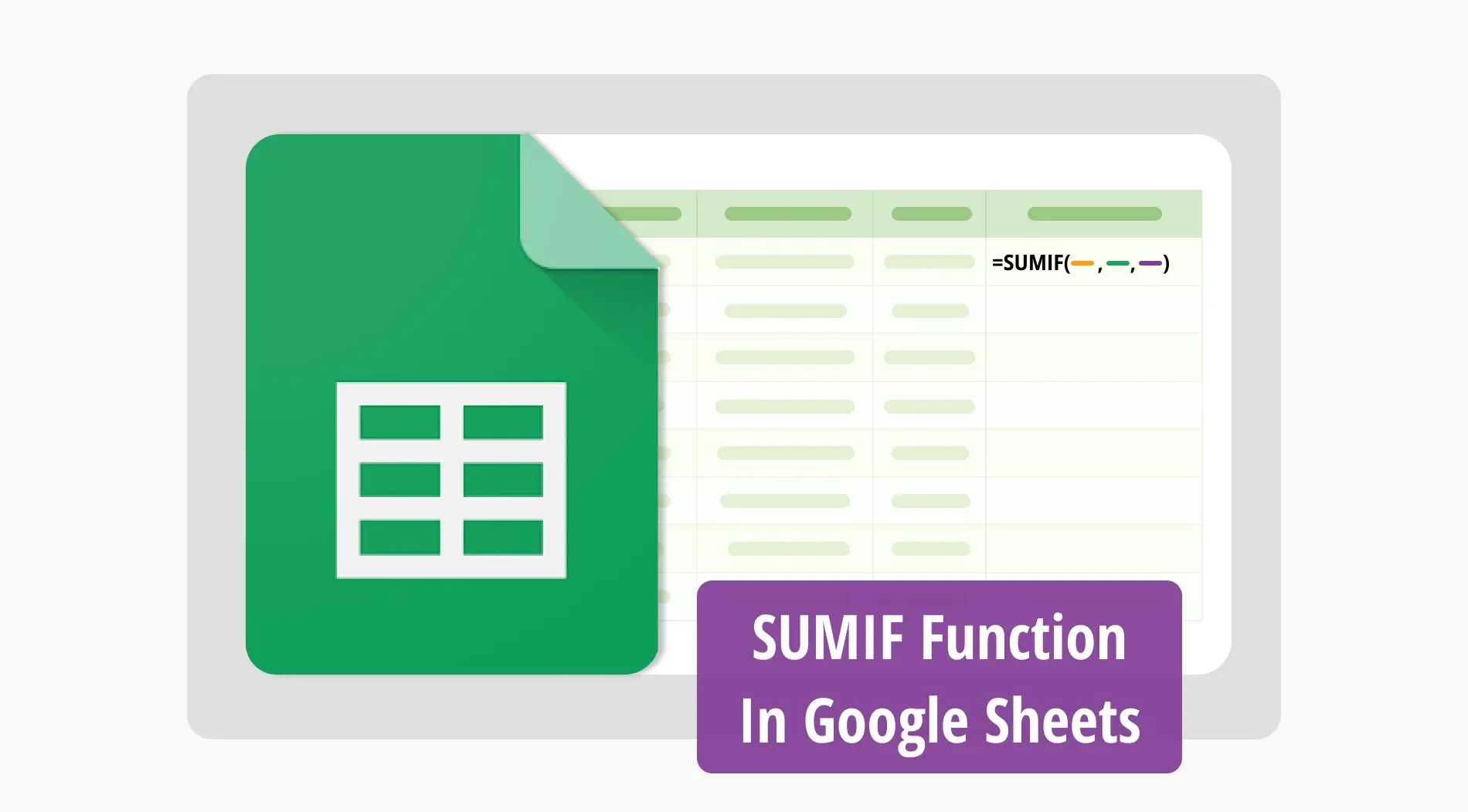 How to use the SUMIF function in Google Sheets (Easy guide)