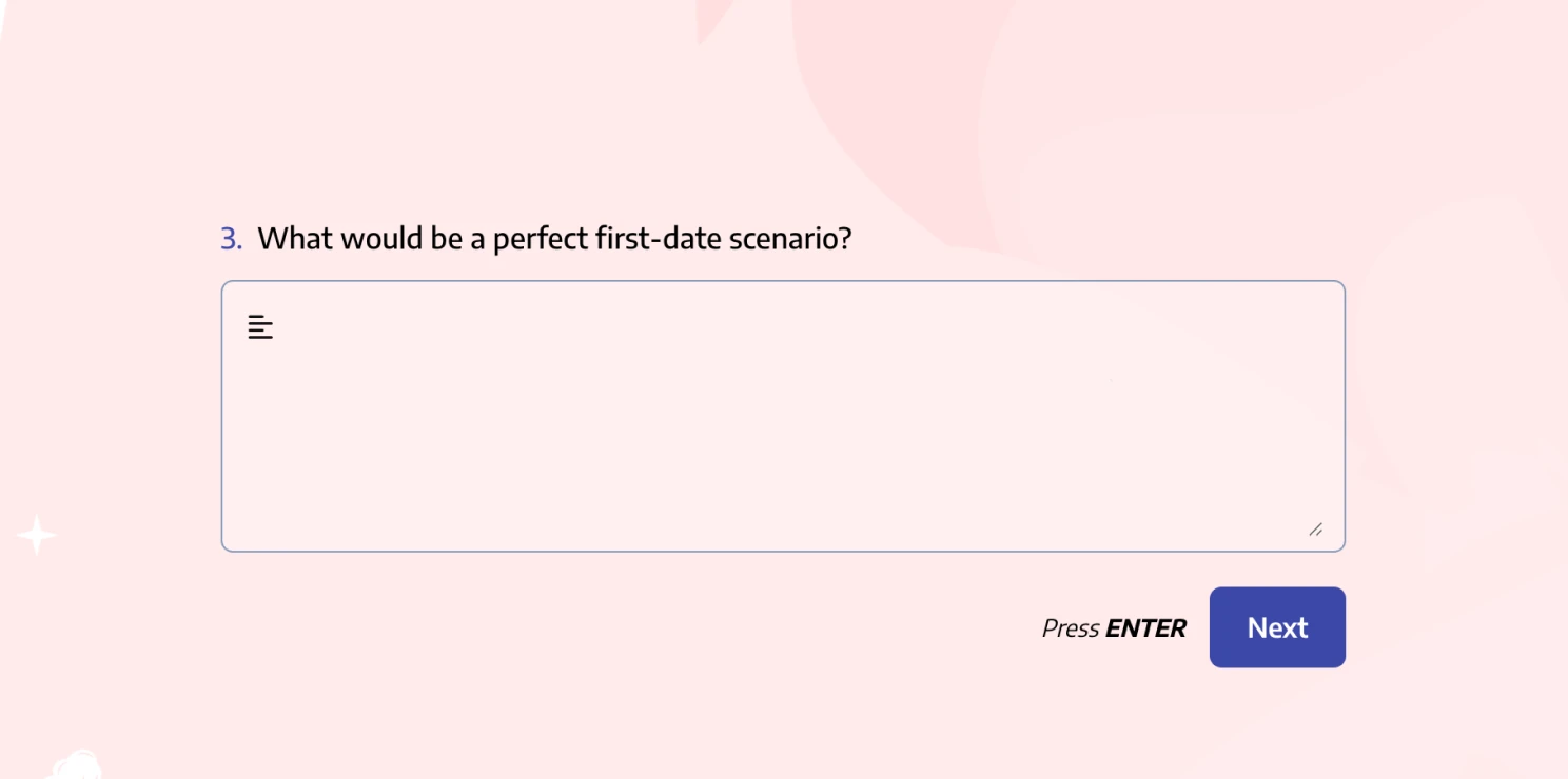 An icebreaker question for dating