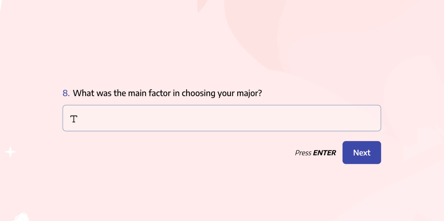 An icebreaker question for university