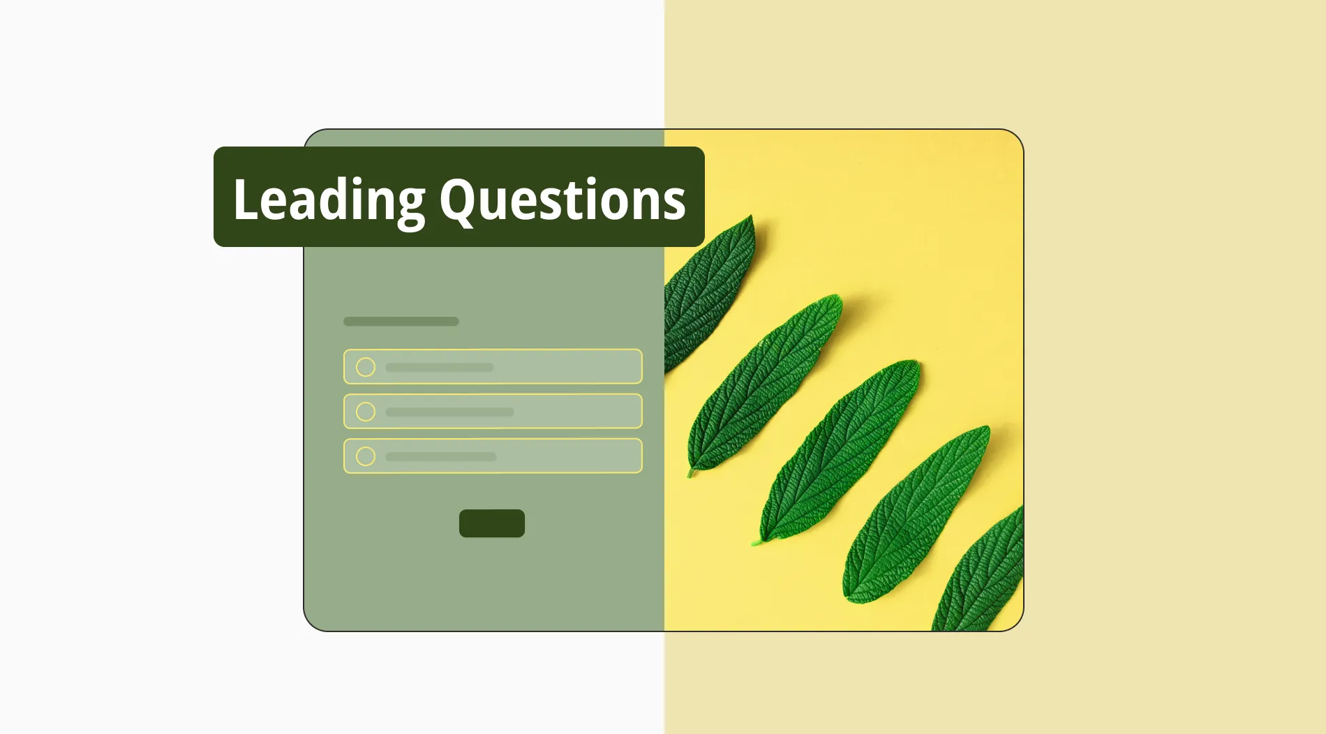 Leading questions: Definition, types & examples