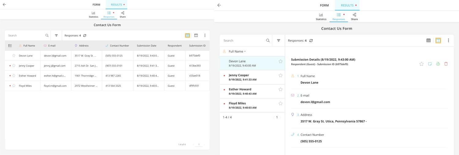 Print your typeform responses - Help Center