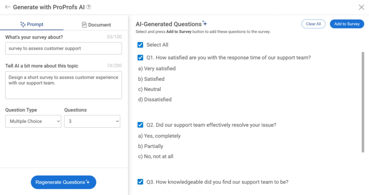 Workspace of Qualaroo