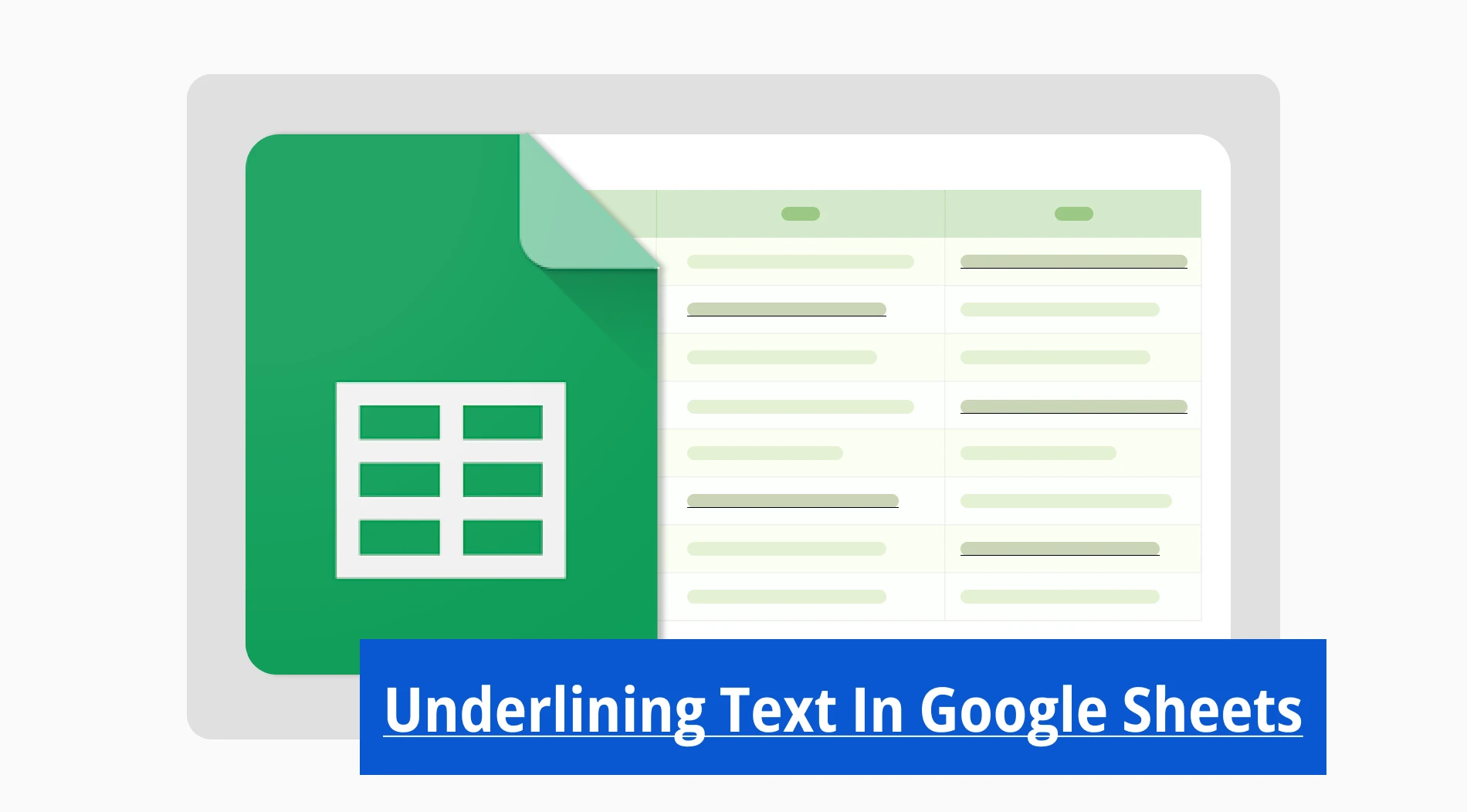 Underlining text in Google Sheets: A full guide