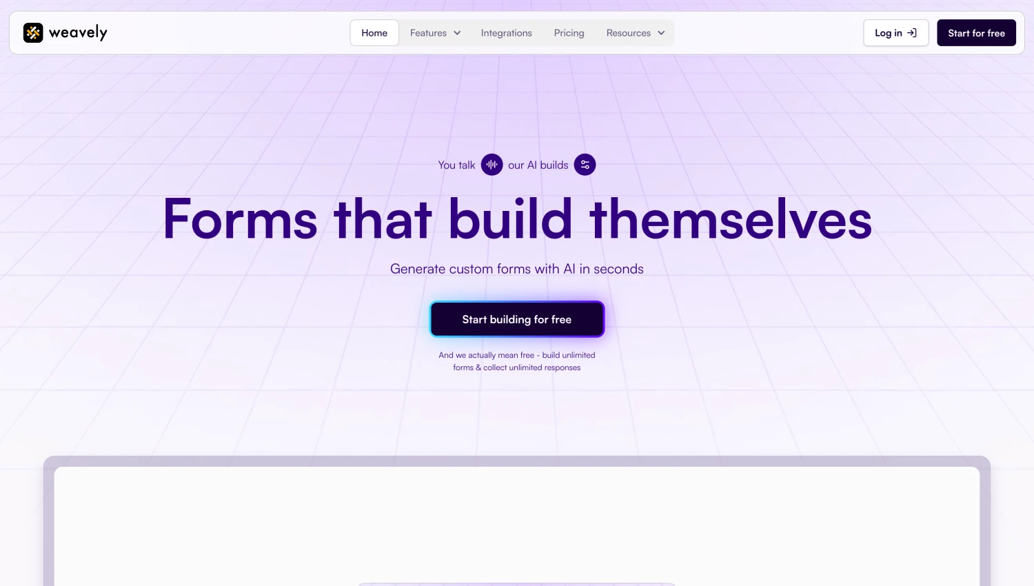 #12 Alternative to Jotform - Weavely
